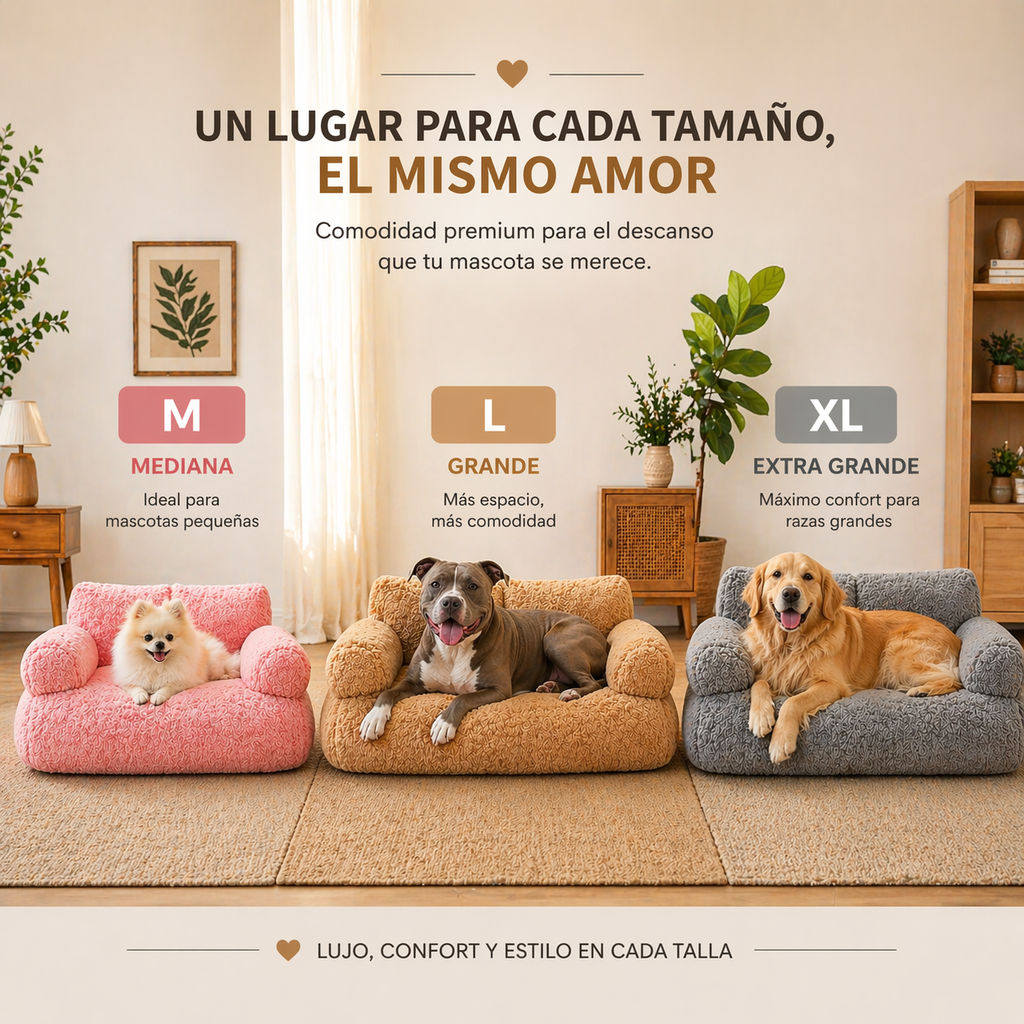 SOFA PARA MASCOTAS TELA ANTIESTRES